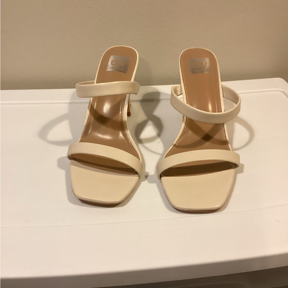 DV by Dolce Vita Cream Heeled Sandals